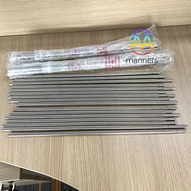 Korejas klienta pielāgotais nerūsējošā tērauda teleskopiskās caurules paraugs...