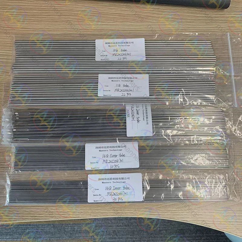 Dānijas klienta pasūtījums 126 gab. pielāgotām 14G caurulēm ir pabeigts un ir...