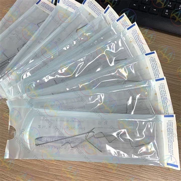Korejas klienta pielāgoto medicīnisko izliekto adatu paraugs ir pabeigts, un ...